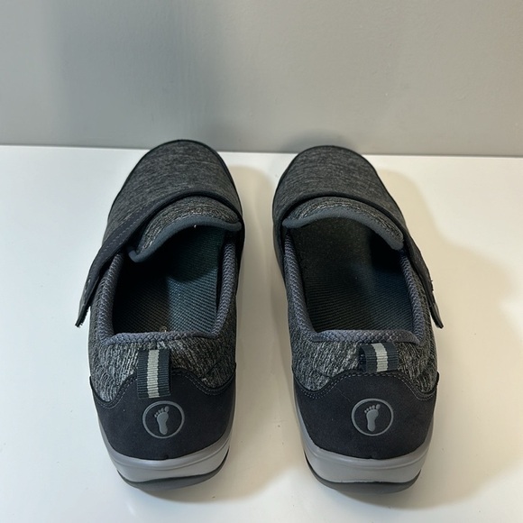 Orthofeet 822 Quincy Stretch Gray Orthotic Slip On Shoes Womens 11X-Wide (2E) - Picture 9 of 15